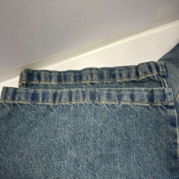 Dickies Jeans Men 34x32 Tinted Denim Wide Leg Baggy Skater Jean 5 Pocket New - Picture 5 of 7